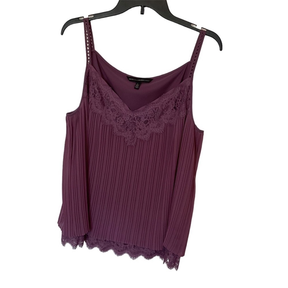 White House Black Market tank/camisole with lace detail
